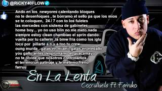 Cosculluela Ft Farruko  En la Lenta Con Letra Video Lirics 2013  YouTube [upl. by Helen]