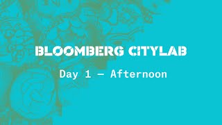 Bloomberg CityLab  Afternoon Session Day 1  October 15 [upl. by Kwan]