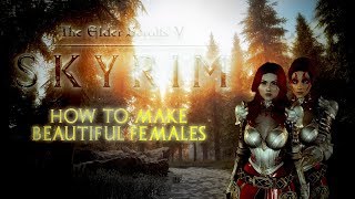 skyrim special edition how to make beautiful females full detail Xbox HD [upl. by Zacherie]