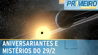 Ano bissexto quem são os aniversariantes do dia 29 de fevereiro  Primeiro Impacto 290224 [upl. by Lizette]