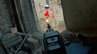 🔴 Ukraine War Update  Ukrainian Machine Gunner Ambushes Russian Soldiers During Urban Combat [upl. by Maurer295]