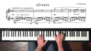 Debussy “Rêverie” take 3 Paul Barton FEURICH 218 piano [upl. by Lothaire]