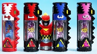 파워레인저 다이노포스 블랙 다이노셀 카니발 사운드 가브티라 드카니발 장난감 Dino Charge Kyoryuger Canival [upl. by Htebasile519]