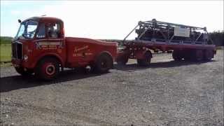 1957 AEC Mandator Mk3 ballast tractor park up and uncouple trailer [upl. by Chaker140]