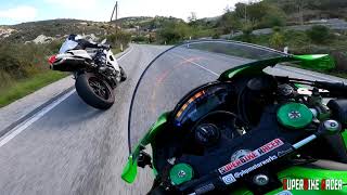 Fast Ride SuperBike Ninja ZX10R 2019 SparkExhaust Sound [upl. by Rebane755]