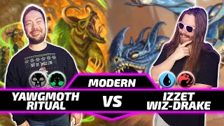 Yawgmoth Birthing Ritual vs Izzet DrakeWizards Modern MtG Gameplay 2024 [upl. by Leeda]