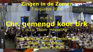 Zingen in de Zomer 2024 met Chr gem koor Urk [upl. by Cerelia]