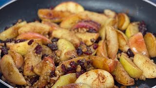 Dulce de leche skillet apples with walnuts by Mama Steph [upl. by Radbun]