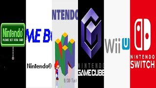 The Evolution of Nintendo Startup Screens 19832019 [upl. by Akenit]