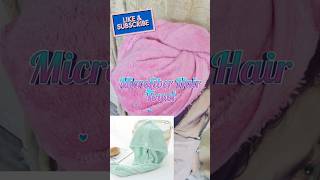 চুল শুকনো করা Microfiber Hair Towel shorts haircare hairtowel flipkart hacks bengali [upl. by Norabel]