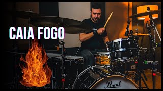 CAIA FOGO  FERNANDINHO  JC Batera DRUM COVER [upl. by Reppiks]