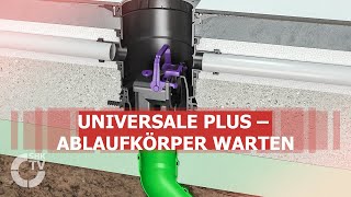 Kessel Wartung des Ablaufkörper beim Kellerablauf  SHKTV Montage [upl. by Seagrave]