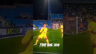 Cristiano ronaldo first goal 2024 [upl. by Lethia]