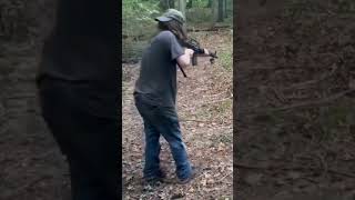 Brownells proto dissipator M16 rifle in action [upl. by Enneles]