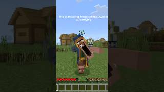 The wandering trader mimic dweller is terrifying Minecraft bedrock dwellers addon ￼ [upl. by Lleunamme511]