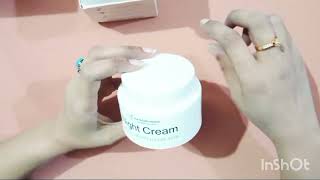 Night cream The Health Healer Night cream reviewsBest cream for brightnessacneand clean skin [upl. by Yraccaz95]