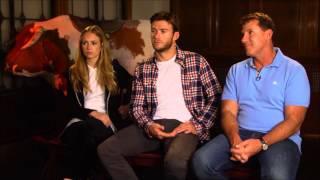 quotThe Longest Ridequot Interview with Britt Robertson Scott Eastwood amp Nicholas Sparks [upl. by Durwin]