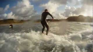 Karmøy Folkehøgskole  Surfing på Sandvestrand [upl. by Atteiram]