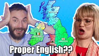 Volodymyr reacts to 17 BRITISH ACCENTS [upl. by Lutim]