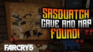 FAR CRY 5  Sasquatch Cave And Map FOUND [upl. by Critchfield348]