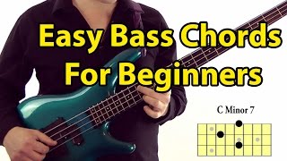 Easy Bass Guitar Chords for Beginners [upl. by Aserat]