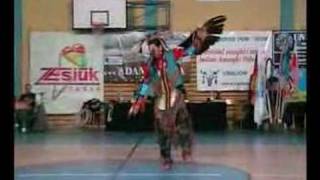 Quentin Pipestem  Eagle Dance Pow Wow Uniejów Poland 2008 [upl. by Constancy]