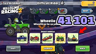 Hill Climb Racing 2  41101 points in DIFFICULT RIDER Team Event Walkthrough [upl. by Narf609]