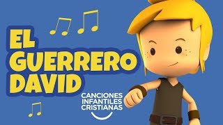 El Guerrero David  Canciones Infantiles Cristianas para niños escuela dominical Pequeños Héroes [upl. by Sprung]