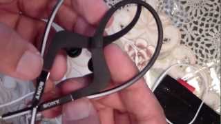 Sony XBAS65 Sport Headphone Unboxing [upl. by Ierbua]