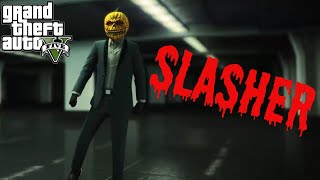 We Play The SLASHER Mode in GTA Online [upl. by Arrat305]