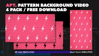 APT Music Video ⚡️Flash Pattern⚡️ Animation Background Template  No Copyright Free Download File [upl. by Enelyt467]