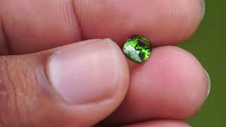 2 Natural Ceylon Green Zircon  Daylight Video [upl. by Wilmott]