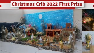 1st prize  Christmas  Crib Competition  2022  viralvideo  cribmaking  crib  Savio14vlogs [upl. by Nerta]