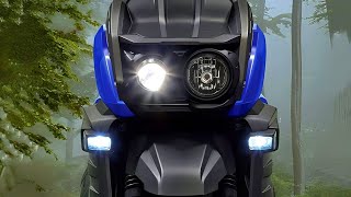 2023 Yamaha New Small Adventure Scooter Brings Rugged New Design  BWs 125 Walkaround and Review [upl. by Vanna]