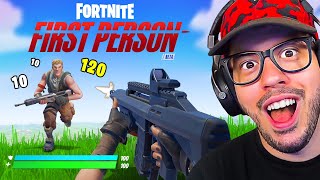 I Played FIRST PERSON Fortnite EARLY [upl. by Cathleen]