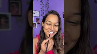 How to overline lips correctly hack makeup lips lipstick lipartistry hacks lipart makeuphacks [upl. by Kirschner]