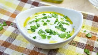 How to Make Greek Yogurt Sauce  Easy Homemade Greek Yogurt Dip Recipe [upl. by Treb]