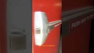 Fire Door installation shorts viralshort [upl. by Brade268]