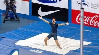 Renaud Lavillenie bat le record du monde de saut à la perche à 616 mètres  1502 [upl. by Nojel147]