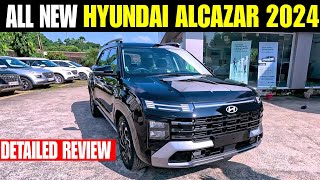 All New Hyundai Alcazar 2024 Details Review Interior Features amp Price  Alcazar New Model 2024 [upl. by Mcgraw]