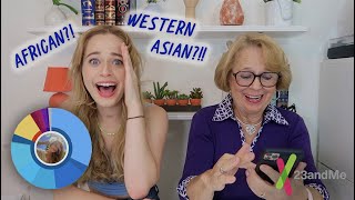 Finding Out My DNA Results with My Hispanic Grandmother   23andMe DNA Test Results SHOCKING [upl. by Lily944]