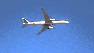 Emirates Boeing 777300ER Max Angle Climb Departure from Adelaide [upl. by Ydissak49]