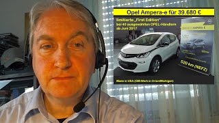 VLog 011 Preis Opel Amperae in DE Skandale bei Tesla Enthüllungen etc KW201716 [upl. by Vance]