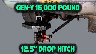 GEN Y Mega Duty 125quot Drop Hitch 16000 Pound with Stabilizers [upl. by Adnik]