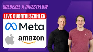 Quartalszahlen Live bei Apple Meta amp Amazon [upl. by Darlleen472]