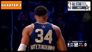 2024 NBA AllStar Game  East vs West  Quarter 3 Full Highlights [upl. by Imelda]