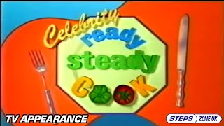 Claire Richards amp Lee Latchford Evans Steps on Celebrity Ready Steady Cook 20th July 2001 [upl. by Southard]