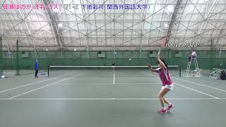 【再up】2018年 アジア競技大会予選会 女子 予選 貝瀬（ヨネックス） 対 下地（関西外国語大学） [upl. by Mal594]