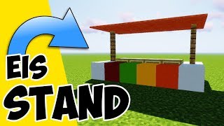 Wie baut man in Minecraft einen Eisstand  Minecraft Eisstand bauen [upl. by Adiv445]