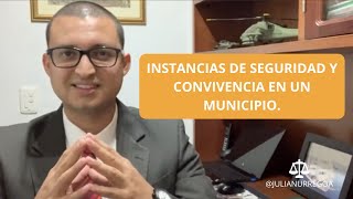 Orden público Instancias de seguridad Ciudadana y convivencia en un Municipio [upl. by Lig]